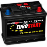Аккумулятор EUROSTART Extra Power (60A/h), 480А R+
