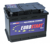 Аккумулятор EUROSTART Blue (55 A/h), 430А R+