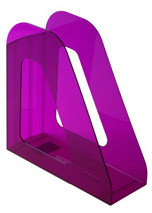 Лоток вертикальный ФАВОРИТ тонированный, фиолетовый