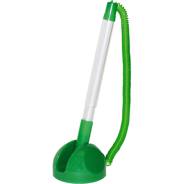 Ручка шариковая на самоклеящейся подставке синяя "iOffice"