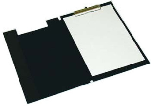 Планшет  РЕГИСТР c зажимом черный, с крышкой, PD-1/900