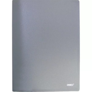 Папка PROFF A4 с боковым пружинным скоросшивателем, серая 0.45 мм.