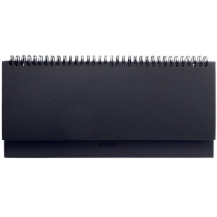 Планинг BASIC INDEX, евроспираль, недатированный, 128 стр., черный