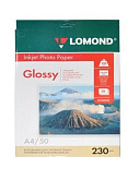 Фотобумага  A4, LOMOND, 230 г/м, 50л., (глянец.)