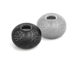 Скрепочница магнитная металлическая серебро