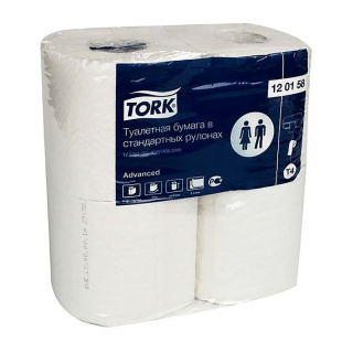 Туалетная бумага TORK в станд.рулонах (4 рул./упак)