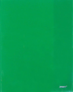 Папка-уголок A4 прозрачная зеленая Proff. Alpha