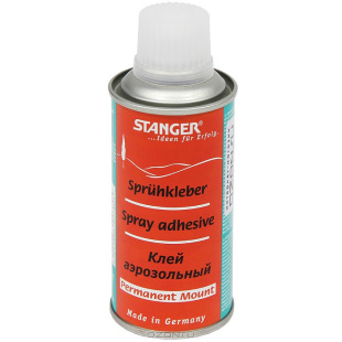 Клей аэрозольный, перманентный, STANGER, 50 мл.