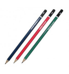 Карандаш чернографитный, STANGER Premium, 3B.