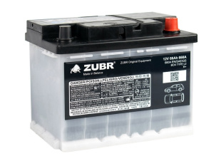 Аккумулятор ZUBR ORIGINAL EQUIPMENT (66 A/h), 660A R+