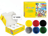 Гуашь художественная 5+1 серебро TUKZAR