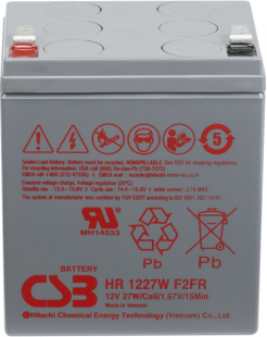 Аккумуляторная батарея CSB HR 1227W F2 12V/6.5Ah