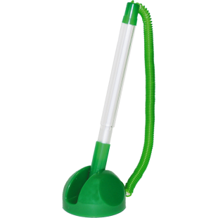 Ручка шариковая на самоклеящейся подставке синяя "iOffice"