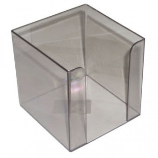 Бокс для бумаги "Статус" 90*90, дымчатый