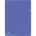 Папка-уголок A4 прозрачная синяя Proff. Alpha