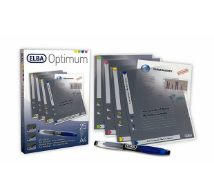 Папки для презентаций Optimum ELBA , A4, 25шт./уп., + ручка