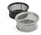 Подставка металлическая для скрепок и мелочей серебро