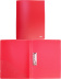 Папка PROFF A4 с боковым пружинным скоросшивателем, красная 0.45 мм.
