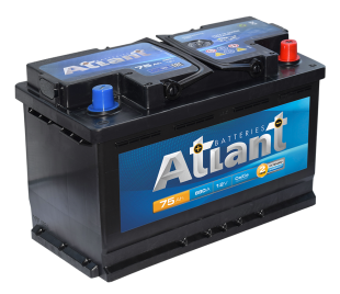 Аккумулятор ATLANT (75 А/h), 680А L+