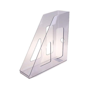 Лоток вертикальный АКТИВ тонированный, серый