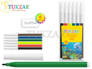 Набор фломастеров ЛЕСНАЯ СКАЗКА, 6 цветов TUKZAR TZ 975- 6