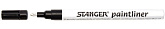 Маркер лаковый STANGER белый, 2-4 мм.