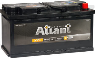 Аккумулятор  ATLANT (140A/h), 850А R+